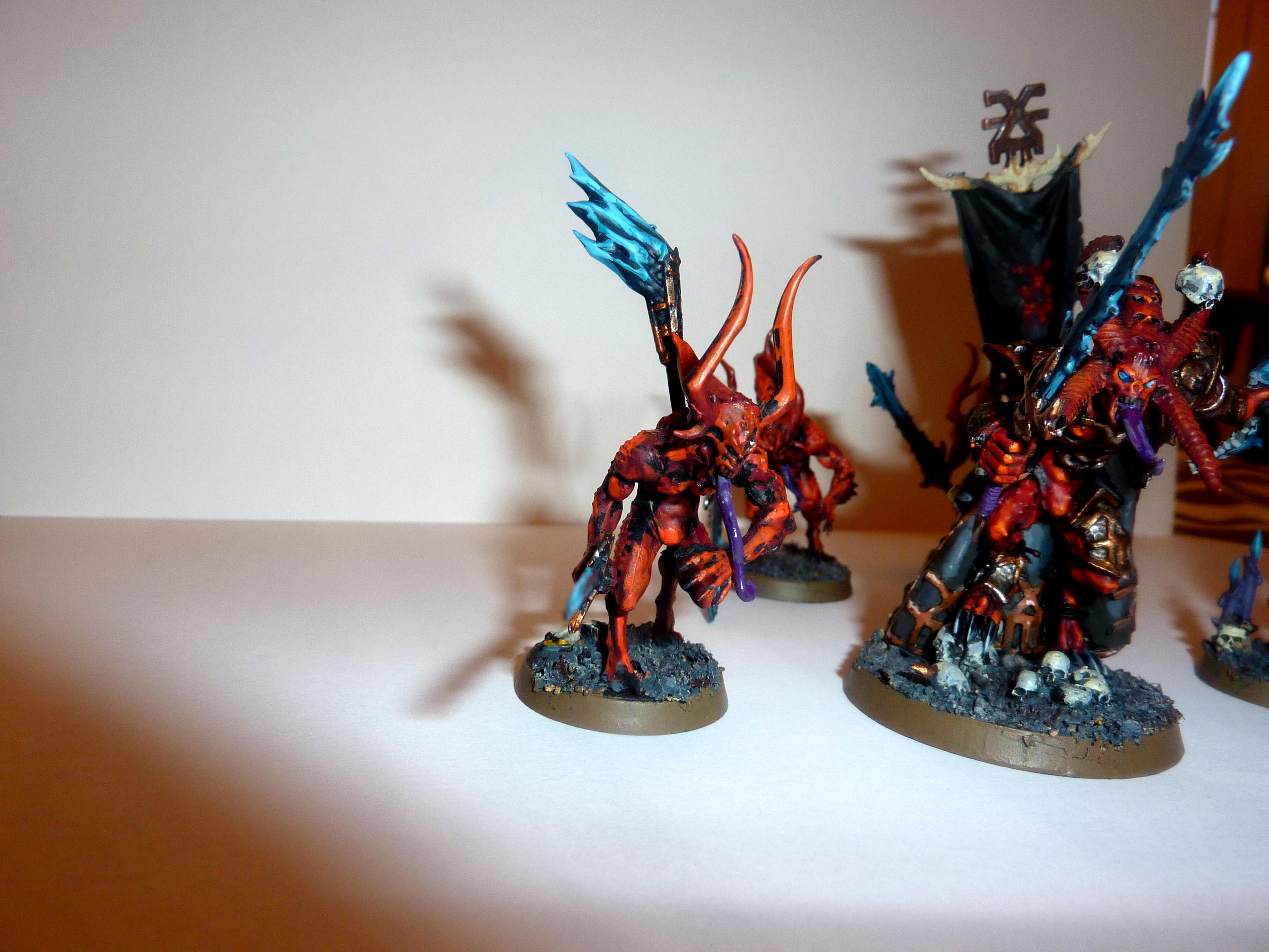 Games Workshop Chaos Bloodletter Musician and Standard Blister